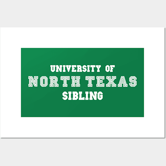 UNT Sibling Wall Art by cowboyknees